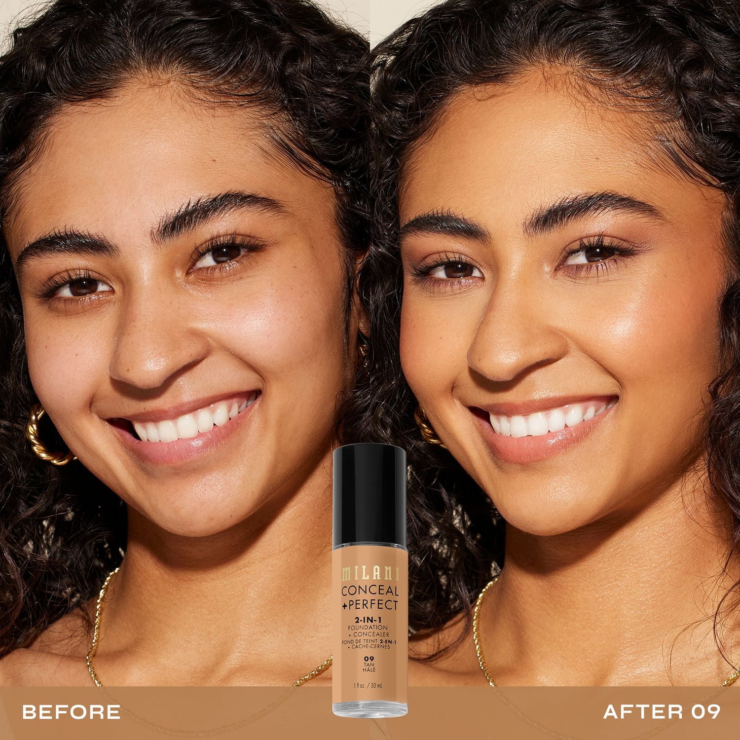 Milani Conceal+Perfect 2-in-1 Fond de teint et correcteur