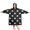 Black White Cat, variant on Wearable Oversized Blanket,Black White Cat Moon Star Pattern Wearable Blanket Hoodie for Adults,Cozy Hooded Blankets with Super Pockets,Super Warm Fuzzy Pullover for Women & Men