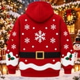 thumbnail image 4 of Christmas Dog Hoodie with Pouch Pullover Pet Carrier Hoodie with Large Pockets Womens Mens Christmas Sweatshirt, 4 of 5