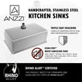 thumbnail image 3 of ANZZI Vanguard 30" Undermount Single Bowl Kitchen Sink, 3 of 19