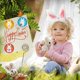 thumbnail image 3 of 3 Rolls Easter Rabbit Pattern Sealing Stickers Adorable Decorative Gift Stickers, 3 of 3
