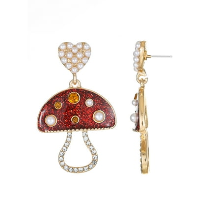 Packed Party Goldtone Love You So Mush Earrings, Female, 1 Pair