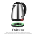 thumbnail image 5 of RagaBasics, Tetera Eléctrica de 1.8 Litros, Hervidor de Agua de Acero inoxidable, Apagado Automático 900W, 5 of 5