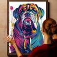 thumbnail image 6 of Neapolitan Mastiff Dog Wall Art Cute Animal Decor for Kid's Bedroom, Home Office Conversational Piece, Bathroom Decor, Gifts for Dog & Beach Lover, Baby Shower, Birthday, Hang Ready, 6 of 6