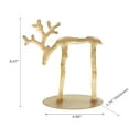 thumbnail image 3 of Maison Concepts Tabletop Gold Long Legged Metal Deer - 6.89 L x 2.76 W x 8.07 H, 3 of 3