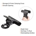thumbnail image 4 of Uxcell Metal Hinge Clip Clamp 24x22x16mm Small Binder Clips 30 Pack  Black, 4 of 5