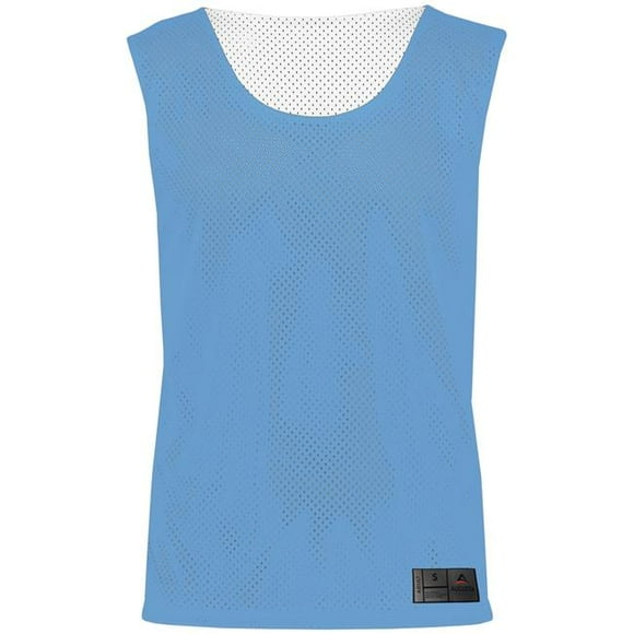ASI 9718.293.XS Haut Réversible en Maille pour Jeunes, Bleu Columbia & Blanc - Extra Small
