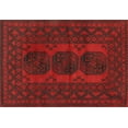 thumbnail image 1 of Ahgly Company Machine Washable Indoor Rectangle Traditional Red Area Rugs, 6' x 9', 1 of 7