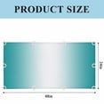 thumbnail image 3 of Teal Ombre Fluorescent Light Covers, Turquoise White Gradient Modern Abstract Art Magnetic Light Covers for Ceiling Lights, Fluorescent Ceiling Shade Filters for Classroom Bedroom Office 4x2Ft x 3PCS, 3 of 8