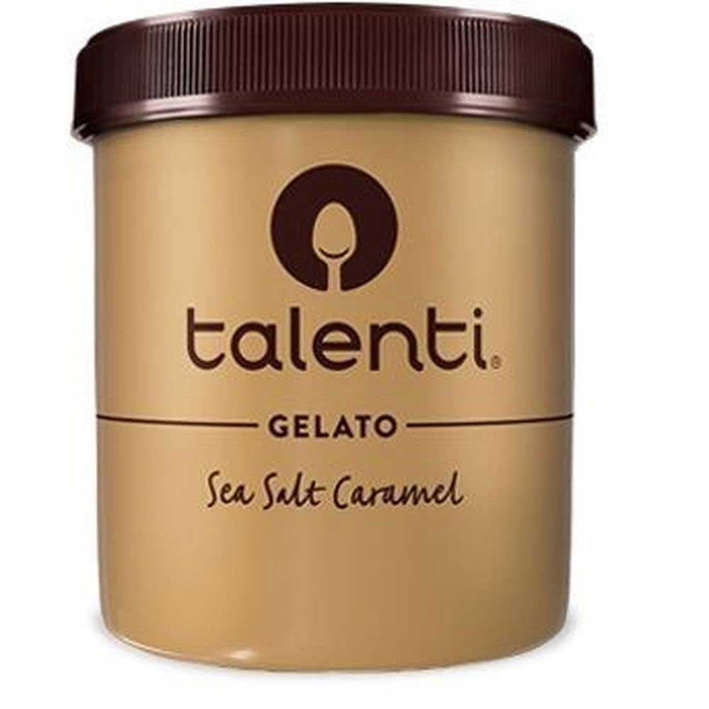 Talenti Salted Caramel Truffle Layer Gelato, 1 Pint 8 per Case