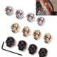 thumbnail image 4 of Naiovety Perilla de volumen en forma de esqueleto, 4 Uds., perilla de Control de tono de guitarra eléctrica, piezas de instrumentos musicales tipo M6 Accesorios para instrumentos musicales oro Naiovety OD0073-03, 4 of 6