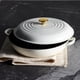 thumbnail image 5 of Cazuela Braiser CAROTE de Hierro Fundido Esmaltado Blanca 3.4QT, 5 of 6