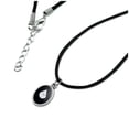 thumbnail image 2 of Adventure Time Marceline Head Antiqued Oval Charm Pendant with Black Satin Cord, 2 of 5
