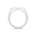thumbnail image 2 of KATARINA Oval Shape Diamond Fashion Ring in 14K White Gold (1/20 cttw, G-H, I2-I3) (Size-6.75), 2 of 4
