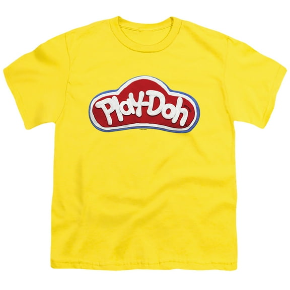 Play Doh Logo In Doh S/S Youth 18/1 T-Shirt Yellow
