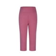 thumbnail image 6 of BLVB Capri Leggings for Women Summer Soft Capris Casual Workout Yoga Pants Spring Cropped Trousers, 6 of 7