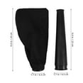 thumbnail image 2 of WHAMVOX Concentrate Airflow Leaf Blower Nozzle Rubber Black Long Nozzle For Workshop Cleaning 1 Set, 2 of 8