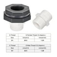 thumbnail image 5 of Uxcell Bulkhead Tank Adapter with Thread Pipe Fitting Thread for Rain Buckets Water Tanks G1, 5 of 5