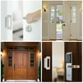 thumbnail image 4 of OULII 1 Set Door Security Strike Plate Reinforcement Plate Stainless Steel Door Guard Easy Installation, 4 of 5