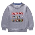 thumbnail image 4 of juego periférico niños algodón manga larga camisa básica lindo estampado Tops niños y niñas ropa Casual ropa de hogar regalos, 4 of 5