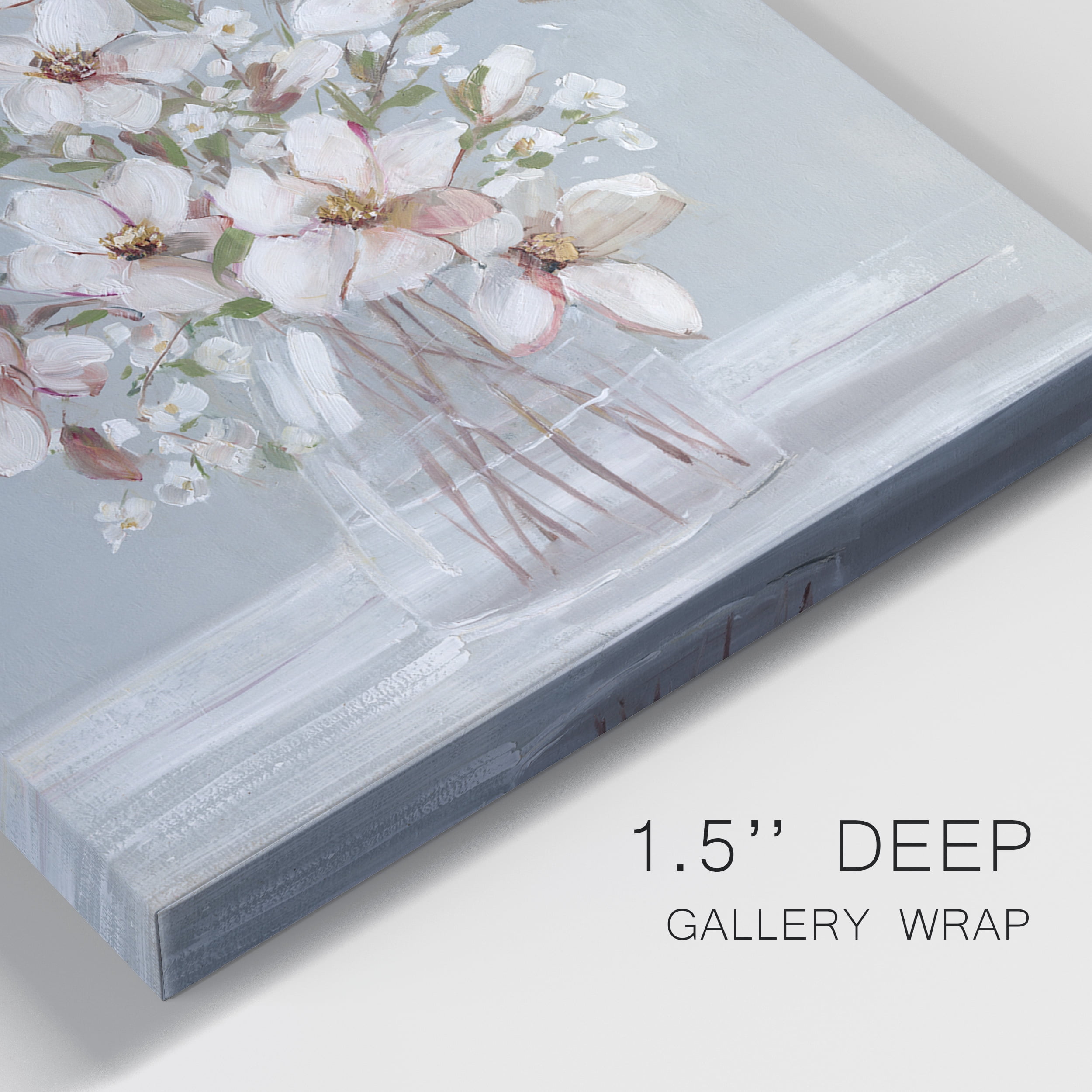 Magnolia Romance Premium Gallery Wrapped Canvas - Ready to Hang - Set of 2 - 18 x 27 Each