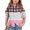 Pink, variant on Crunowin Boys And Girls Button Down Shirts Long Sleeve Striped Print Spring Summer School Tops Red Size 15 Years