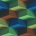 thumbnail image 1 of Ahgly Company Machine Washable Indoor Square Transitional Gunmetal Green Area Rugs, 4' Square, 1 of 7