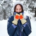 thumbnail image 2 of Penkiiy Heated Mitten,Rechargeable Gloves for Men & Women,Water-Resistant Winter Snow Gloves for Ice Fishing Hunting Camping Khaki, 2 of 9