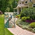 thumbnail image 5 of Peacock on Tree Garden Flag House Banner 28" x 40" Double Sided Outdoor Yard Decoration, 5 of 6
