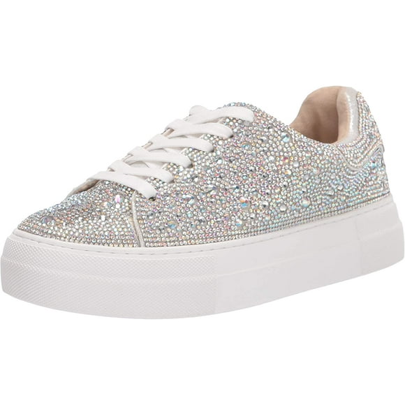 Betsey Johnson Womens Sidny Sneaker 9 Rhinestone
