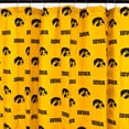 thumbnail image 1 of La universidad cubre todo, cómoda cubierta para cortina de ducha Iowa Hawkeyes, brillante y colorida, 1 of 5