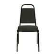 thumbnail image 5 of Flash Furniture 4 Pack Trapezoidal Back Stacking Banquet Chair with Black Fabric and 2.5'' Thick Seat - Black Frame, 5 of 10