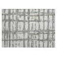 thumbnail image 2 of Addison Rugs Chantille Indoor/Outdoor Transitional Stripes Silver Washable Rectangle Rug, 1'8" x 2'6", 2 of 6