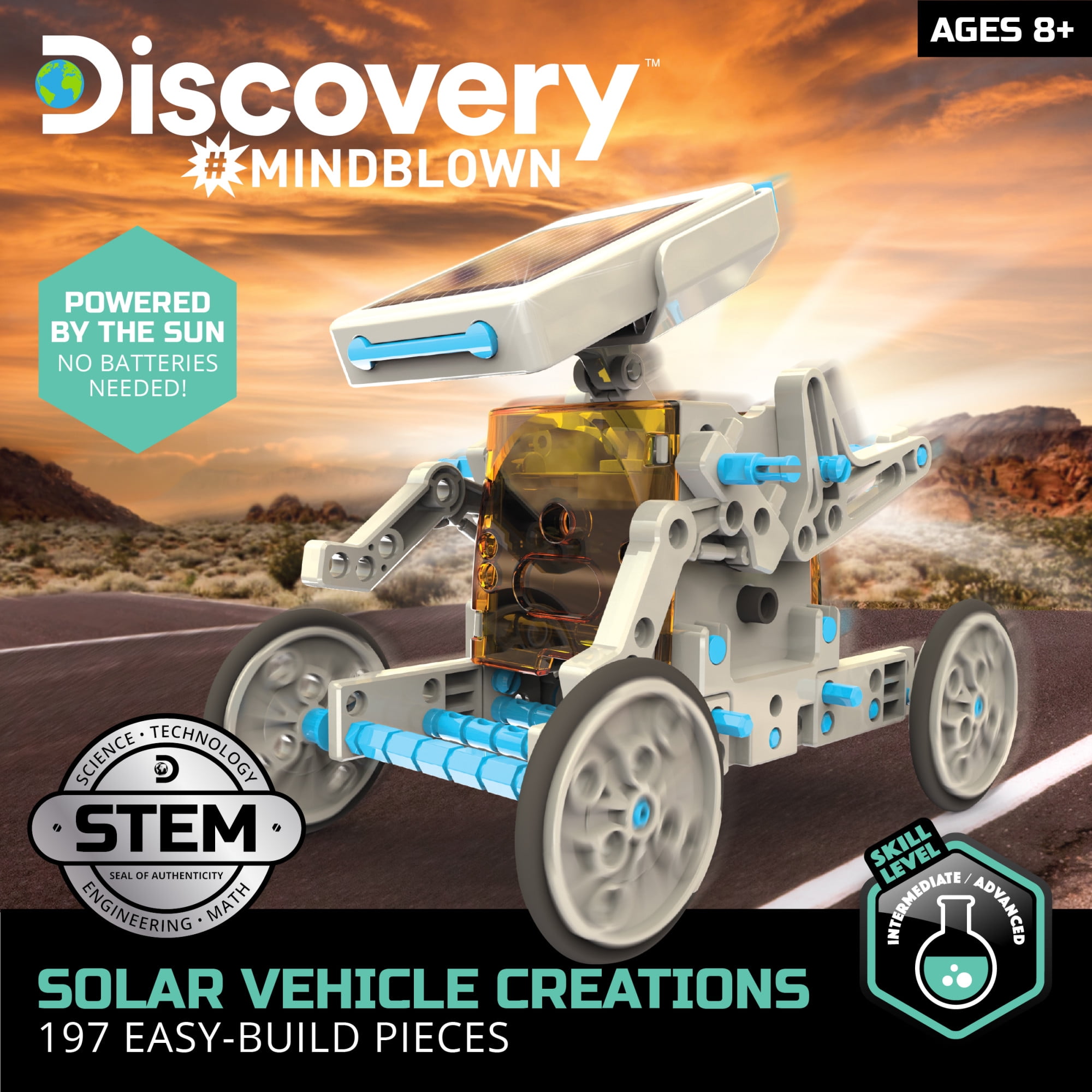 Discovery #mindblown Solar Robot Creation Stem Science Kit 190pc : Target