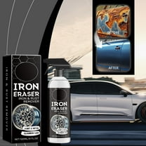 Rust Remover Spray 16oz – Iron Eraser Powerful Formula for Wheels and Metal Surfaces, Safe on Aluminum, Removes Rust, Iron Deposits, and Brake Dust for Clean Shine