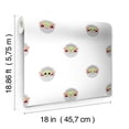 thumbnail image 6 of Grogu Peel & Stick Wallpaper, 6 of 7