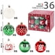 thumbnail image 2 of Adornos para árbol de Navidad Dinheiro de 7 cm/36 piezas, juego de decoración de bolas navideñas, juego de adornos colgantes para árbol de Navidad irrompibles, 2 of 5