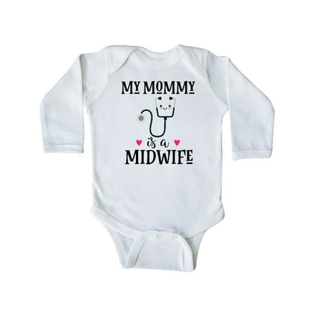 

Inktastic Midwife Mom Baby Gift Gift Baby Girl Long Sleeve Bodysuit