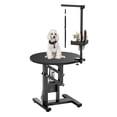 thumbnail image 6 of DEXTRUS Electric Adjustable Pet Grooming Table with Adjustable Overhead Arm and Tool Organizer and Leash Hooks, 110 lb Limit, 6 of 10