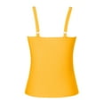 thumbnail image 5 of Linfrsh Womens Blouson Tankini Top No Bottom Loose Fit Swim Top Modest Tank Top Yellow,S, 5 of 5