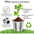 thumbnail image 4 of Reusable K-Cup Coffee Filter for Keurig 1.0 & 2.0, 6-Pack with Silicone Seals, 4 of 8