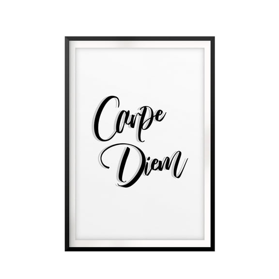 Carpe Diem 11 x 14 UNFRAMED Print Inspirational Wall Art