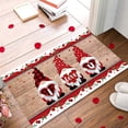 thumbnail image 6 of pathside Red Valentine's Day Area Rug, Valentines Bathroom Rugs Decorations Indoor, Low-Profile Washable Area Rugs for Home Kitchen Living Room Bedroom Bathroom Decor 40x60cm, 6 of 6