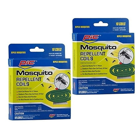 PIC Mosquito Repellent Coils 10 Each (Pack Of 2)