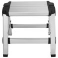 thumbnail image 3 of Escalera plegable Ormromra taburete de aluminio soporte de doble cara, 3 of 8