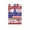 A, variant on Vintage USA Flag Wall Clock, Patriotic Round Vintage Wall Clock, Silent Non-Ticking USA Flag Clock, Patriotic Decor for 4th Of July, Independence Day & Home Wall.