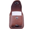 thumbnail image 1 of Handmade Fliptop Leather Lighter Pouch Holder Case with Pocket Belt Loop, 1 of 7