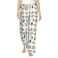 thumbnail image 2 of Lsque Hello Summer Cat Print Women's Pajama Pants, Lounge Pant - Comfortable Home Wear,Elastic Waistband, Stylish Design-X-Large, 2 of 9