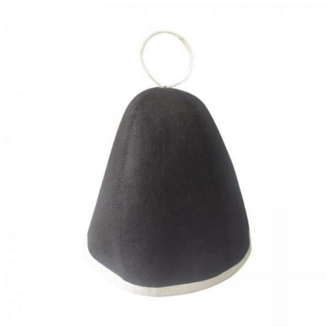 Gorro De Fieltro Portátil Para Hombre Y Mujer, Gorro De Fieltro Para Sauna Con Buena Absorción De Agua, Color Negro Y Azul, 6x