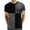 A-Dark Gray185, variant on Mens Short-Sleeve Block-Print T-Shirt Slim-Fit Stylish Top Eye-Catching Daily Weekend Wear